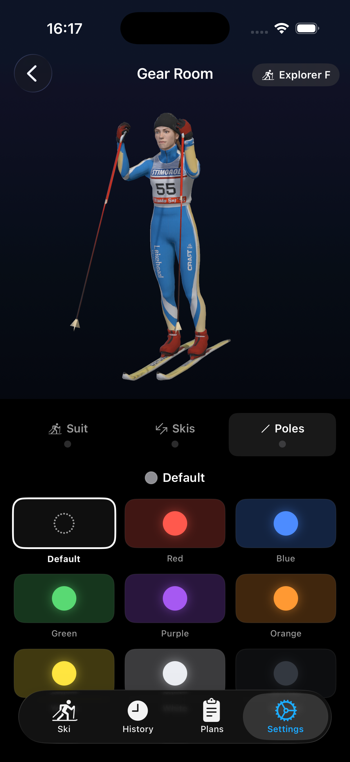 Gear Room with customisation options